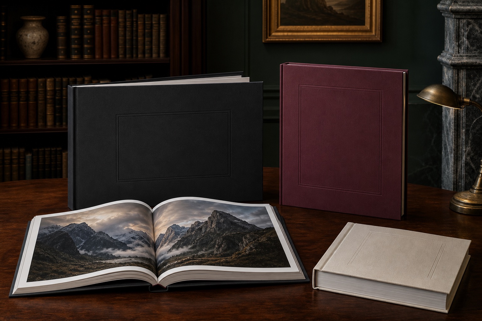 Premium large-format photography coffee table books