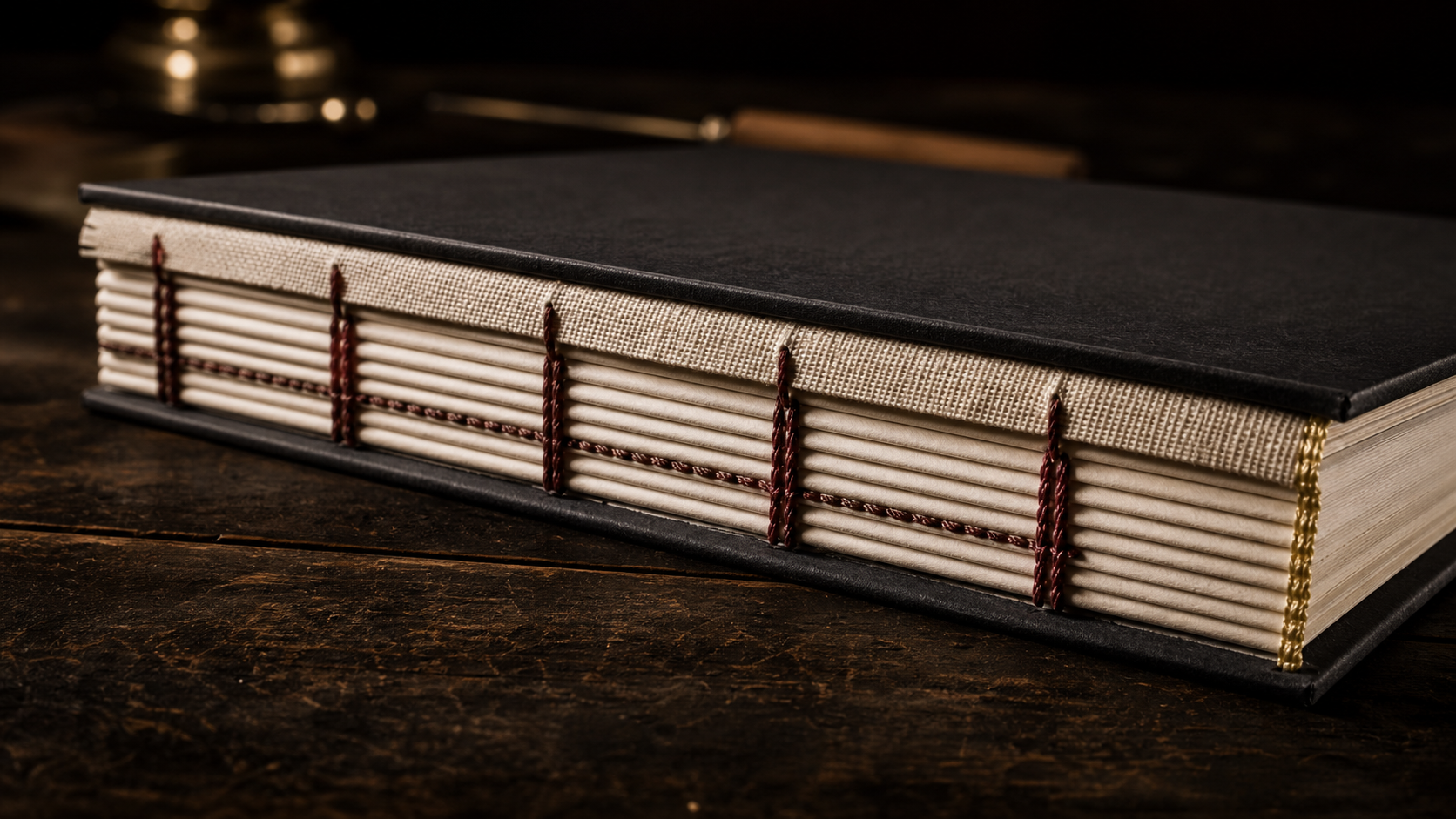 Editorial construction study of section-sewn hardcover binding