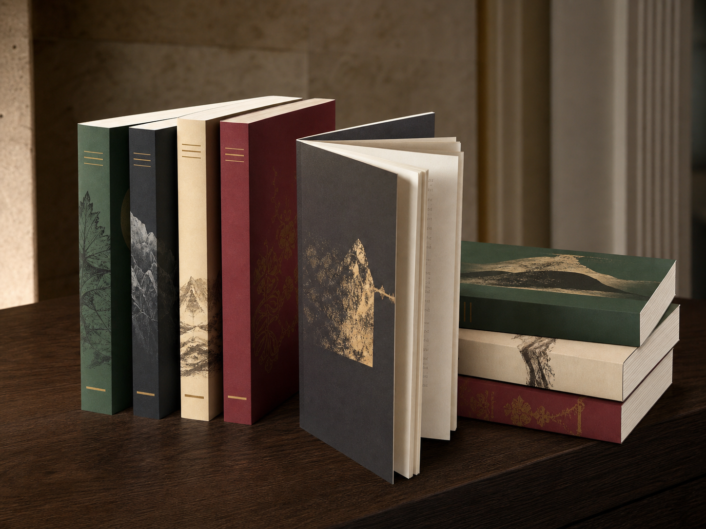 Coordinated softcover publisher book series