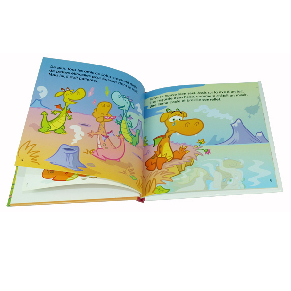 Color-rich illustrated spread in a hardcover children's book