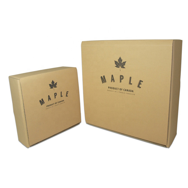 Custom Brown Carton Folding Corrugated Packaging Kraft Paper Box