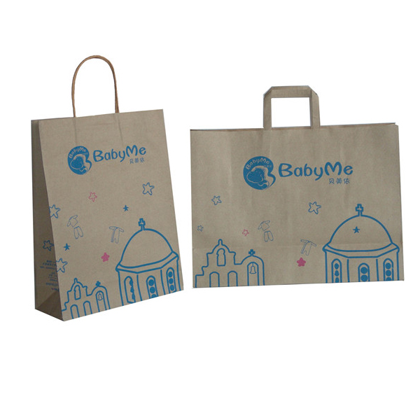 Customized Popular Kraft Paper Bags