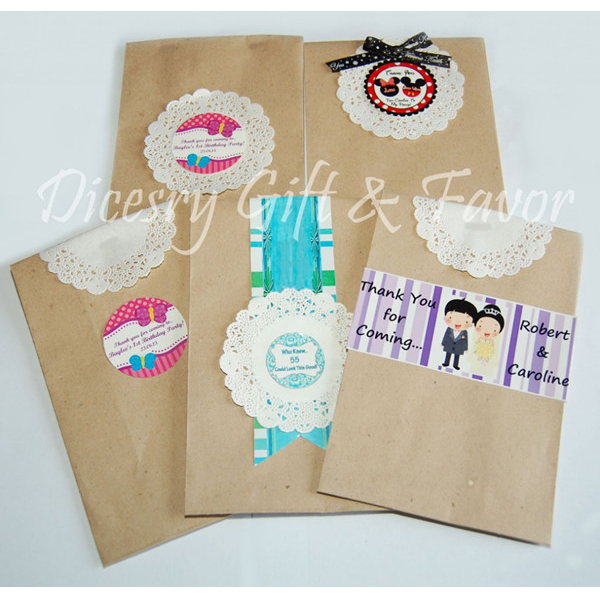 Customized Popular Kraft Paper Bags