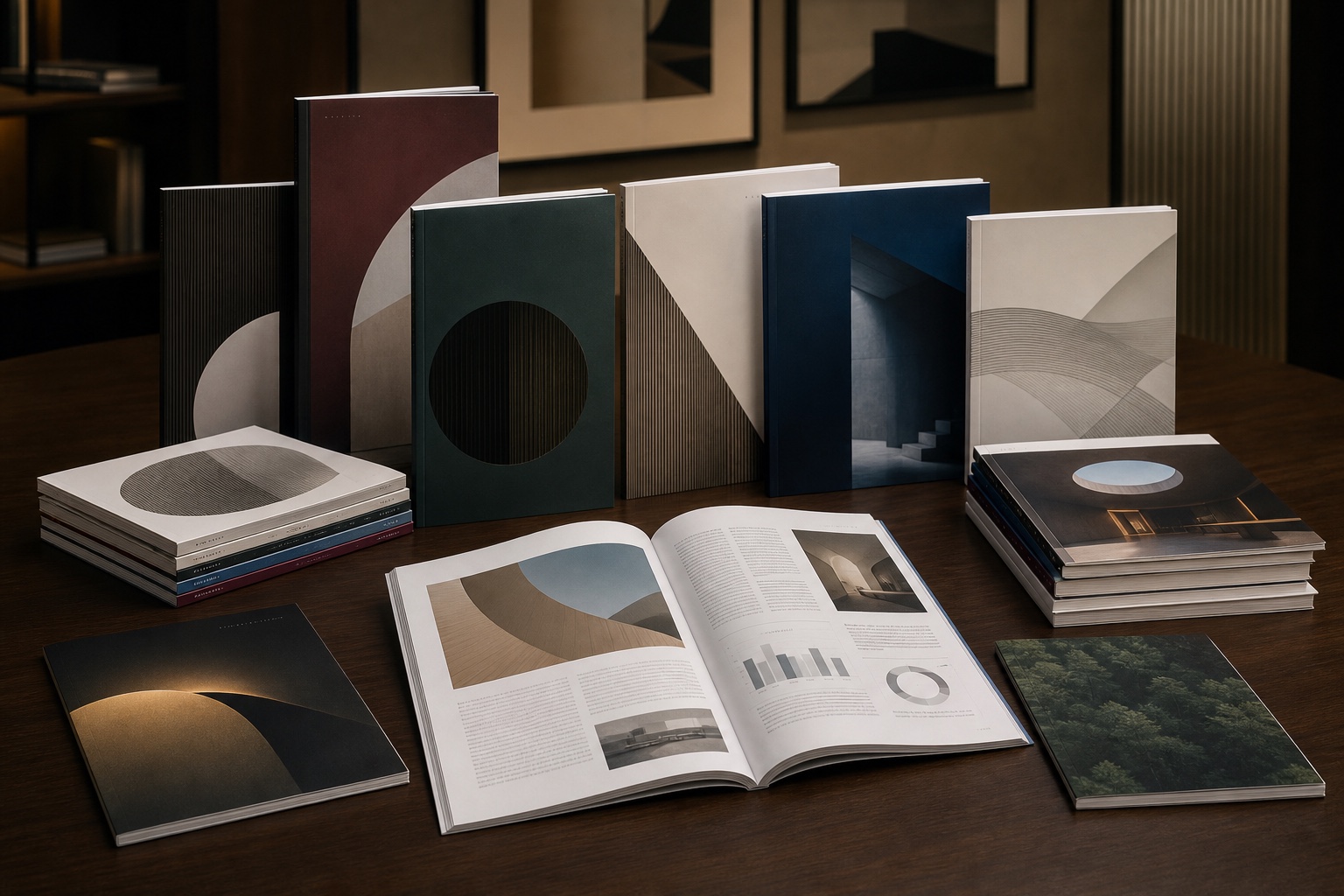 Magazines, academic journals and branded serial publications