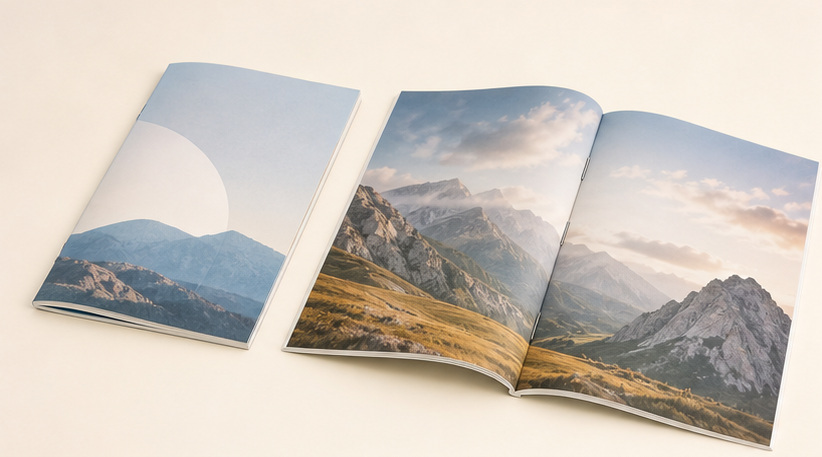 Saddle-stitched magazines and lightweight serial publications