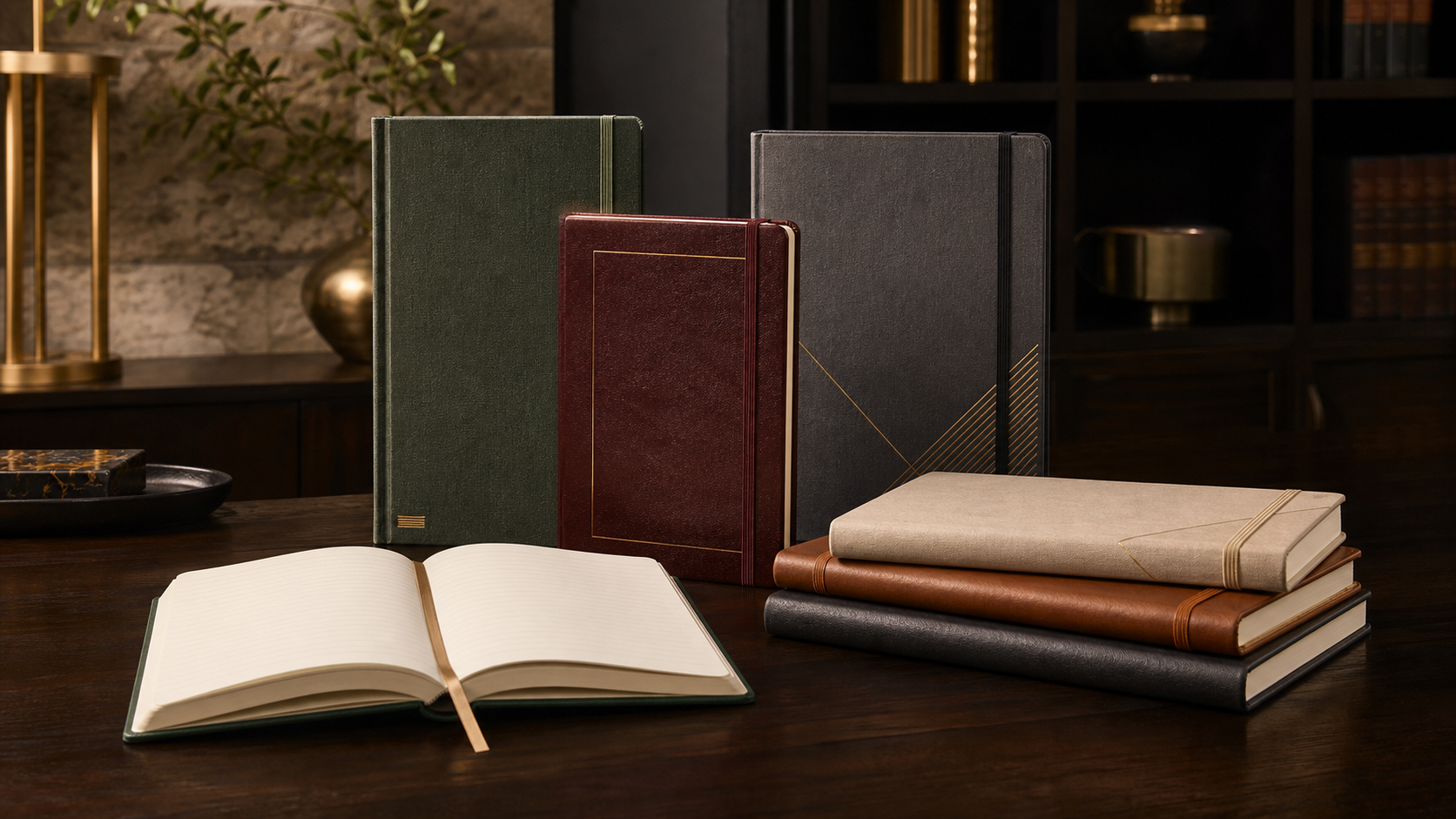 Branded notebooks, business journals and writing-book series