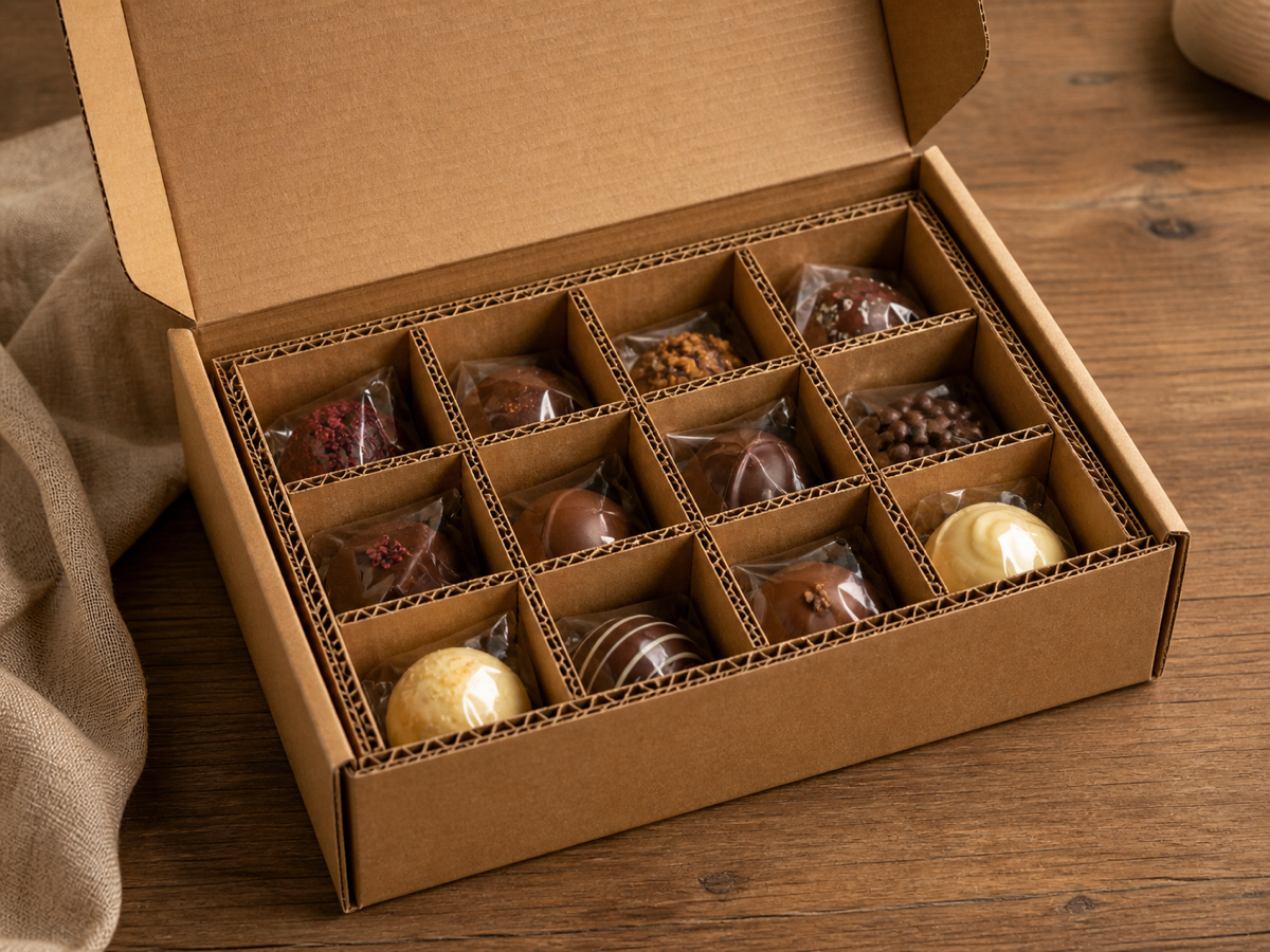 Corrugated divider insert in a corrugated mailer box