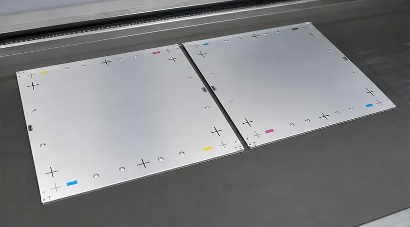 Printing plate and registration