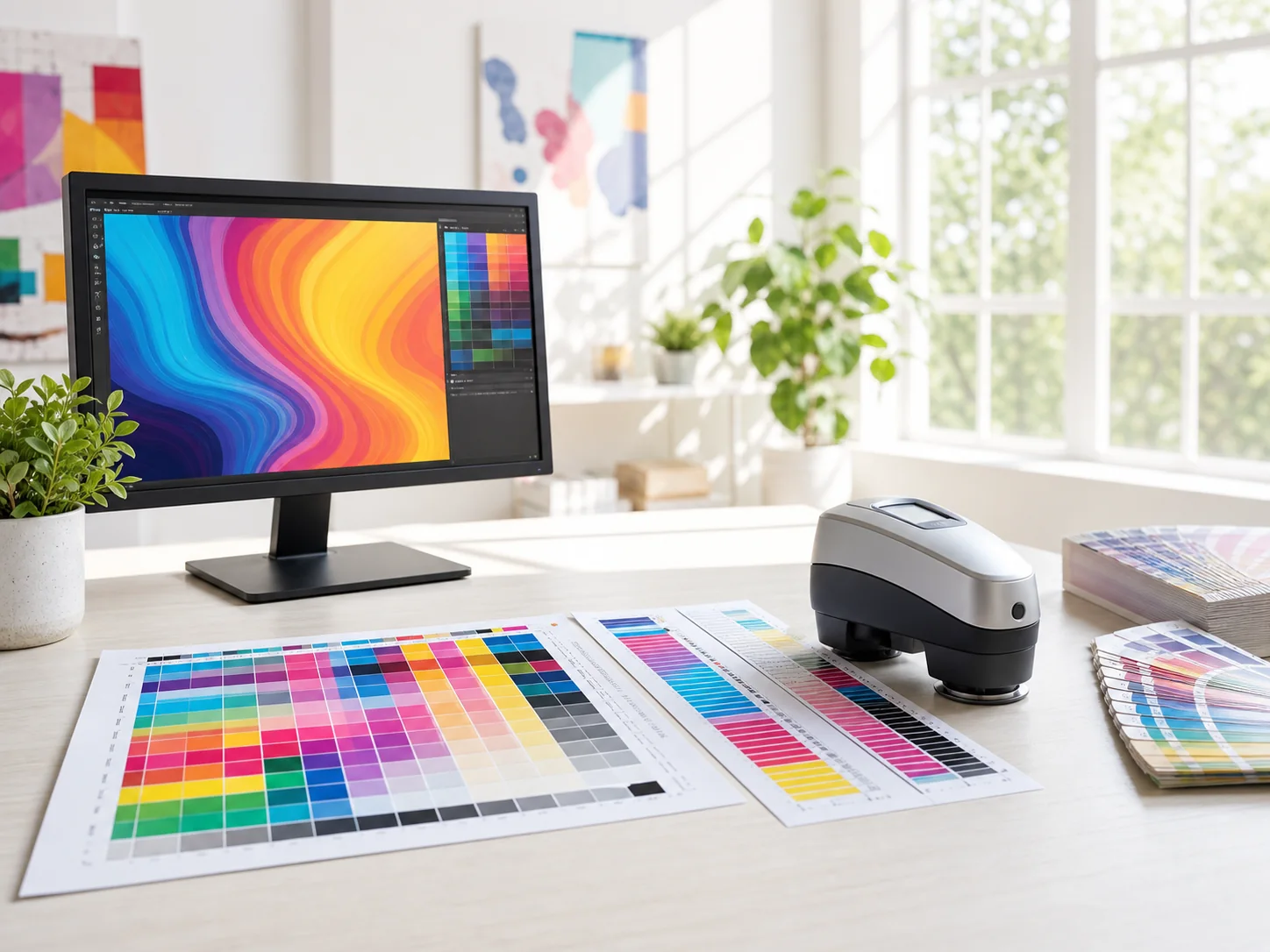 Chromatography, color measurement equipment and CMYK color management