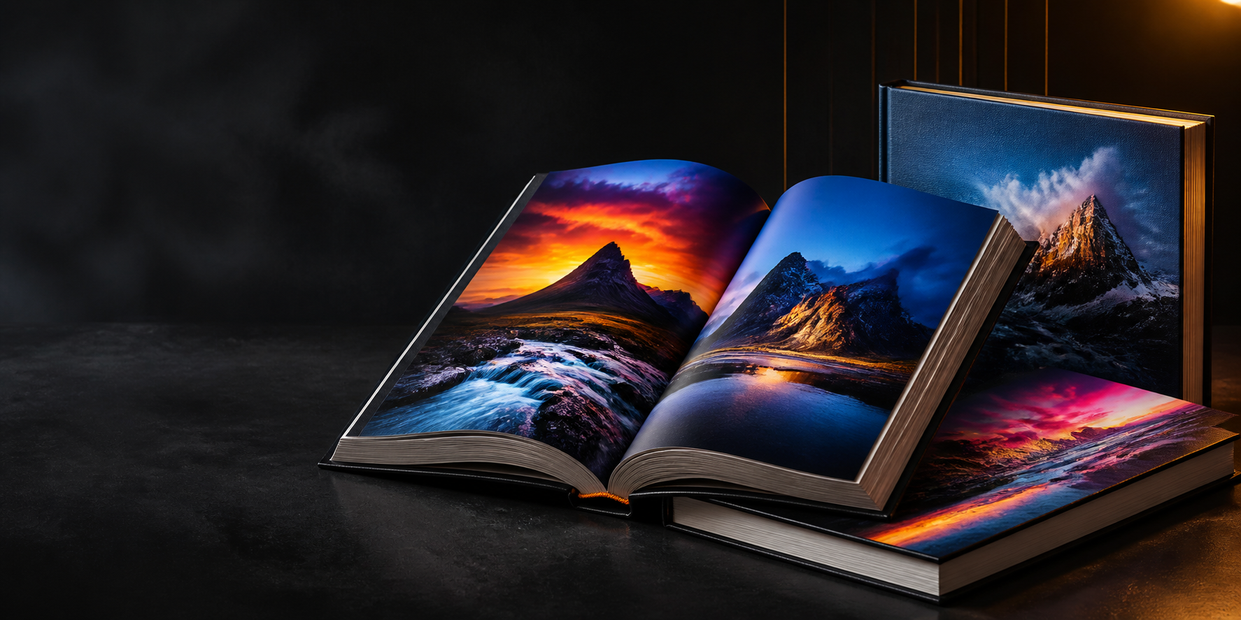 Vivid photography books with professional binding