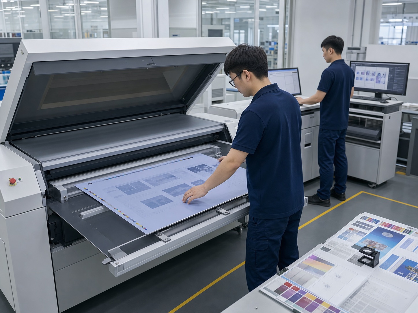 Prepress, proofing and production preparation in parallel